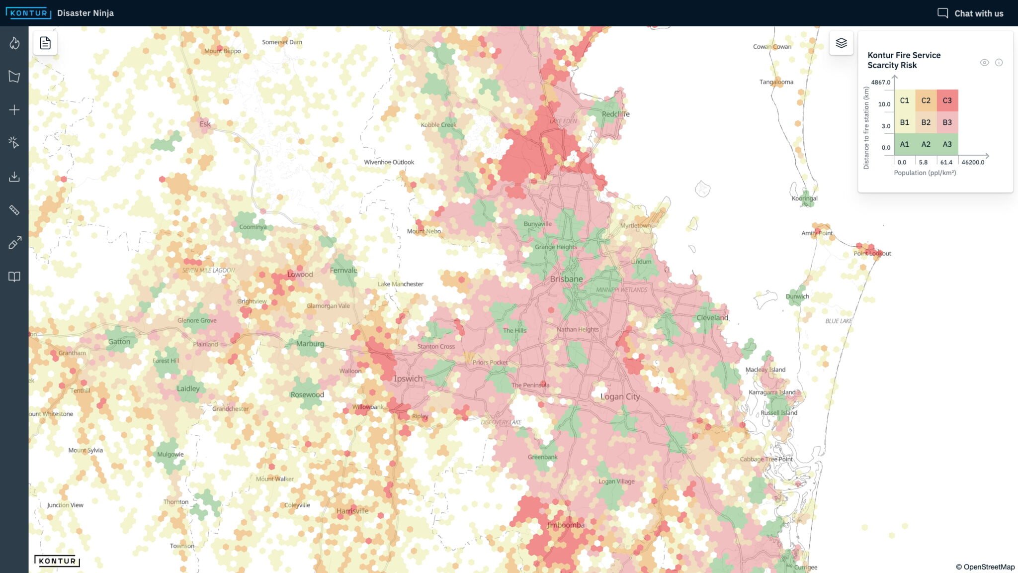 Identifying Risk Areas of Fire Service Delayed Response - Kontur Inc.