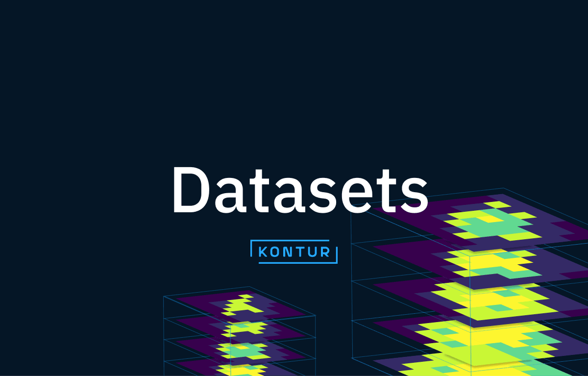 Geospatial datasets catalog kontur inc 