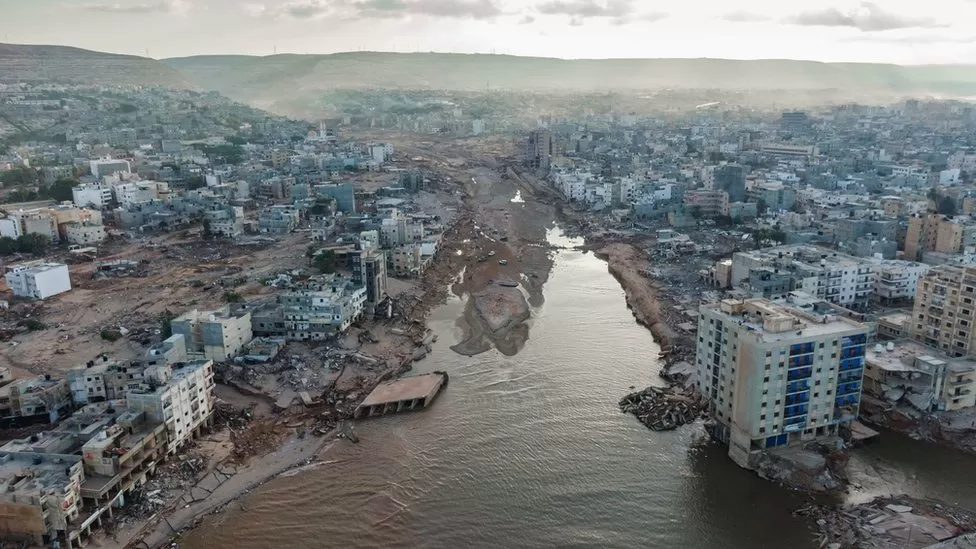 Flooding in Derna devastated residential areas, killing thousands. WALEED AL-TALIB
